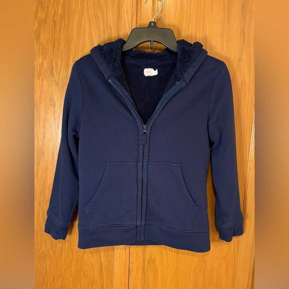 Wonder Nation Boys Sherpa Fleece Hoodie Size Large 10/12